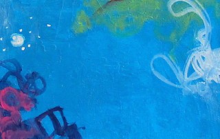 Space Between Thoughts 15, acrylic on canvas, 11" x 14", $400