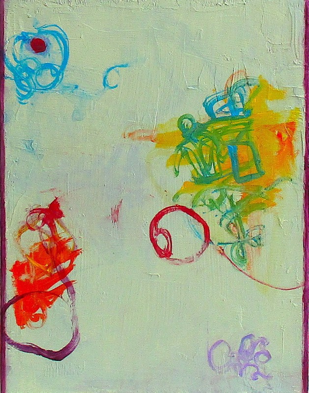 Space Between Thoughts 12, acrylic on canvas, 11" x 14", $370