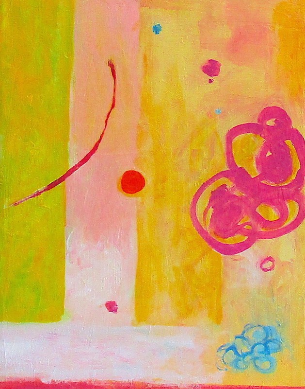 Space Between Thoughts 16, acrylic on canvas, 11" x 14", $370
