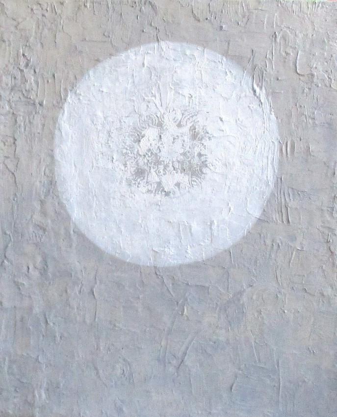 Circle 6, acrylic on canvas, 20" x 24", $550