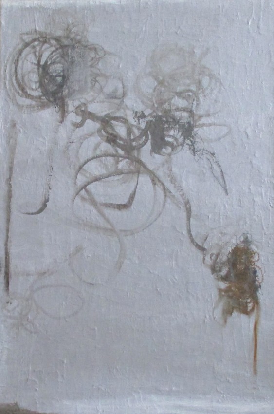 It's Only A Thought, acrylic and graphite on canvas, 24" x 36", $1,450